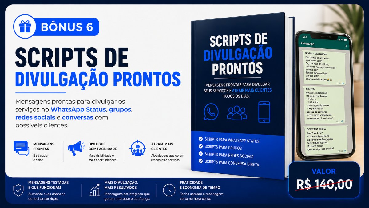 Bônus 6 - Scripts de Divulgação Prontos